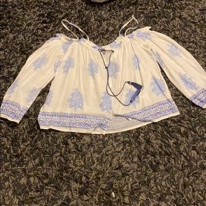 off the shoulder blouse